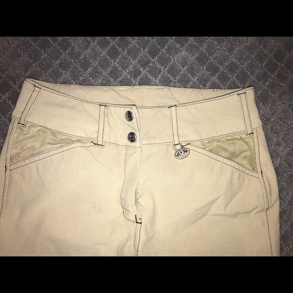 equine couture tan breeches - Picture 2 of 10